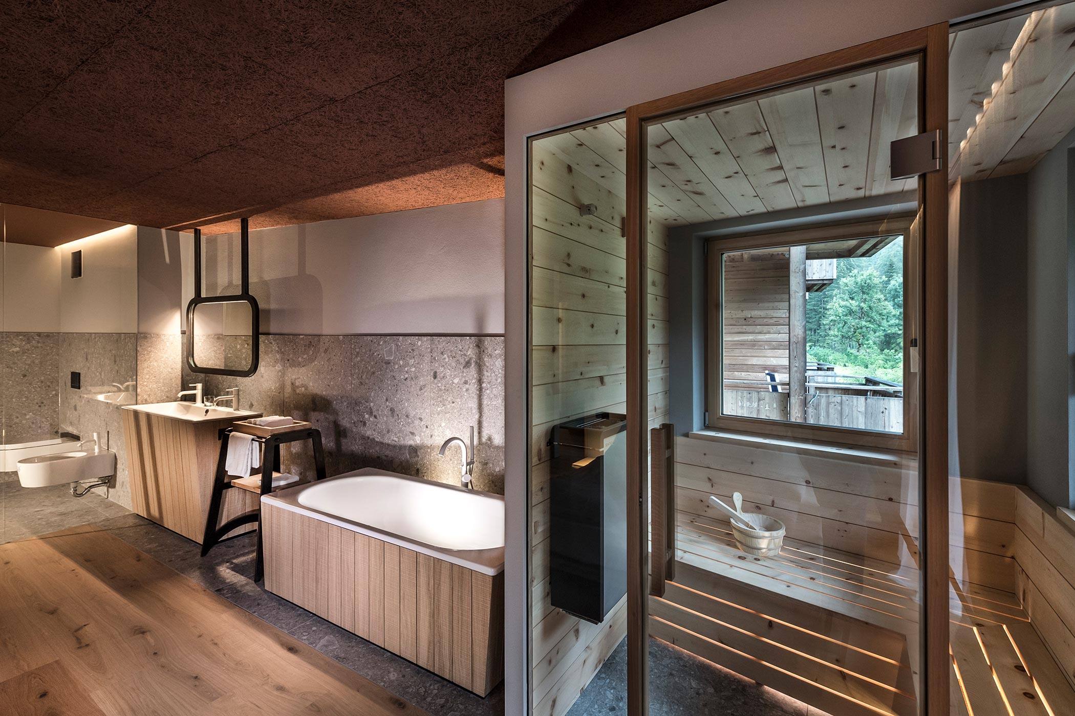 Spacious suite whit sauna