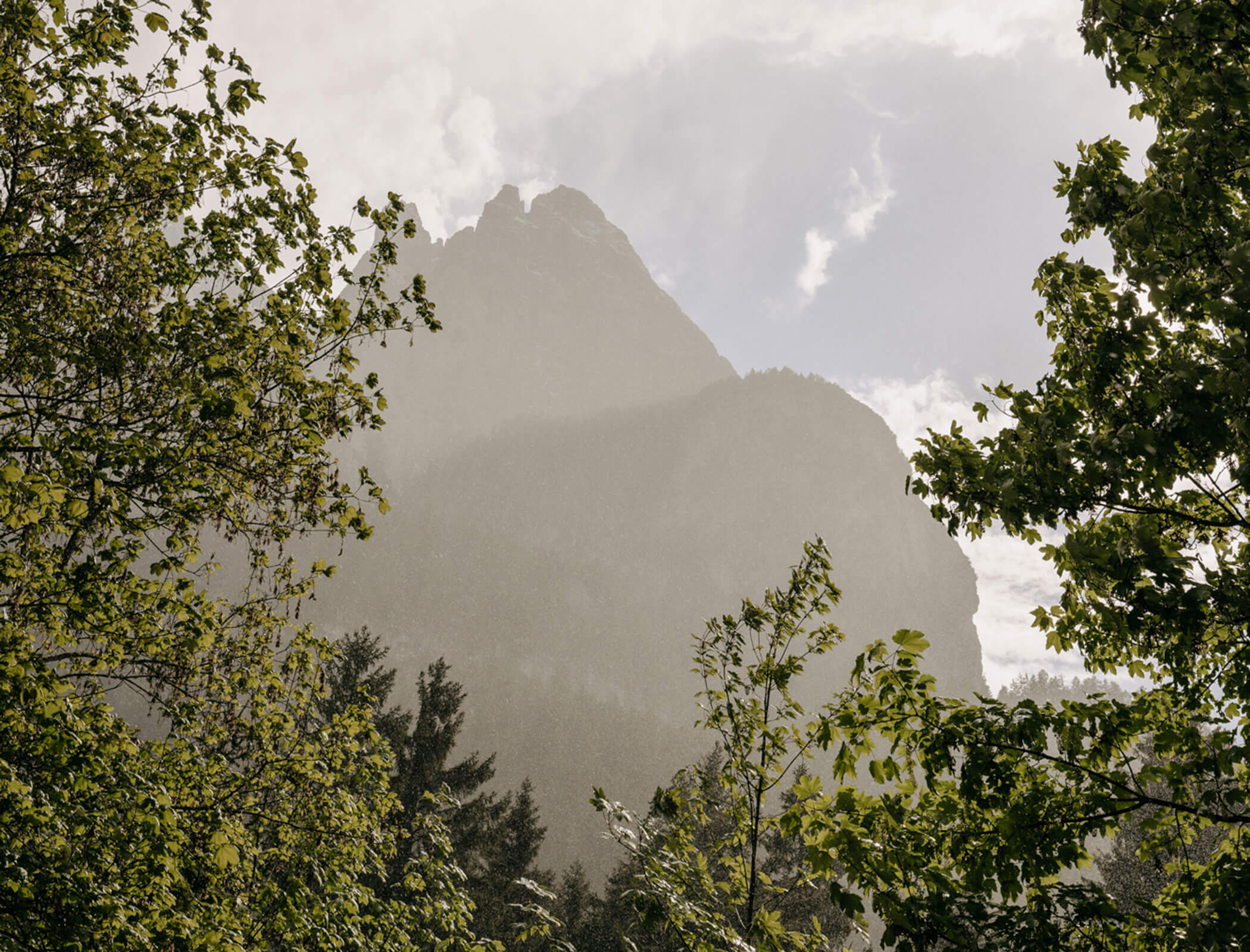 Blick auf die Berge