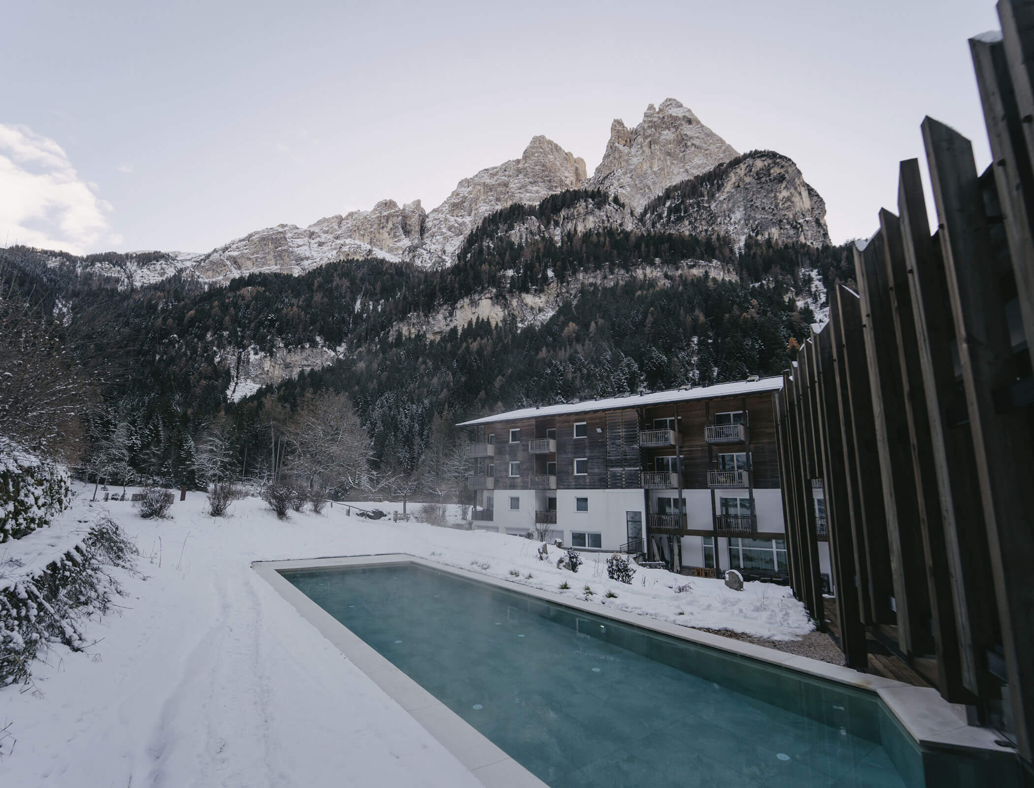 Outdoor Pool Winter